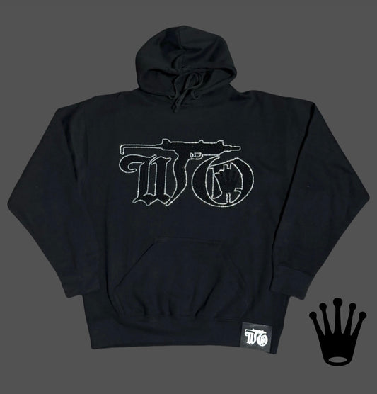 WTO UZI RHINESTONE HOODIE