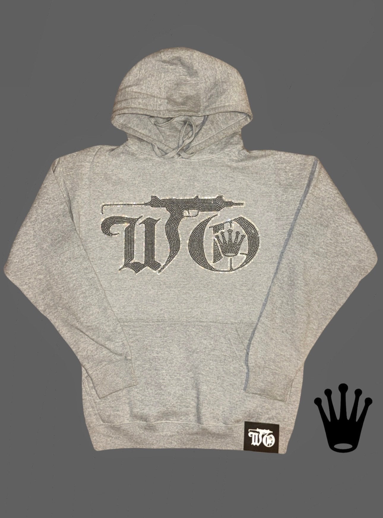 WTO UZI RHINESTONE HOODIE