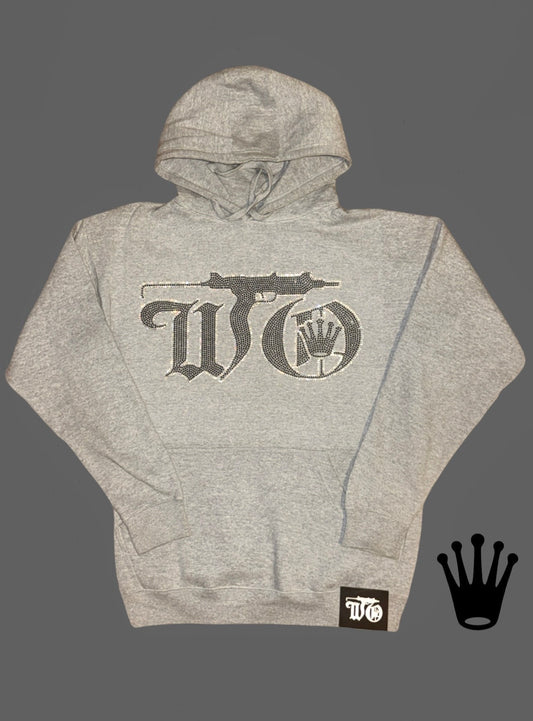 WTO UZI RHINESTONE HOODIE